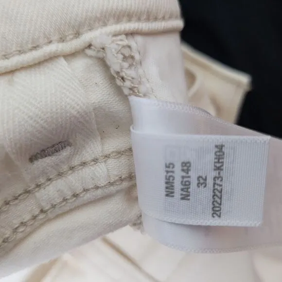 NWT Madewell 90s Straight Vintage Canvas Wash Denim Jeans Womens sz 32 beige
