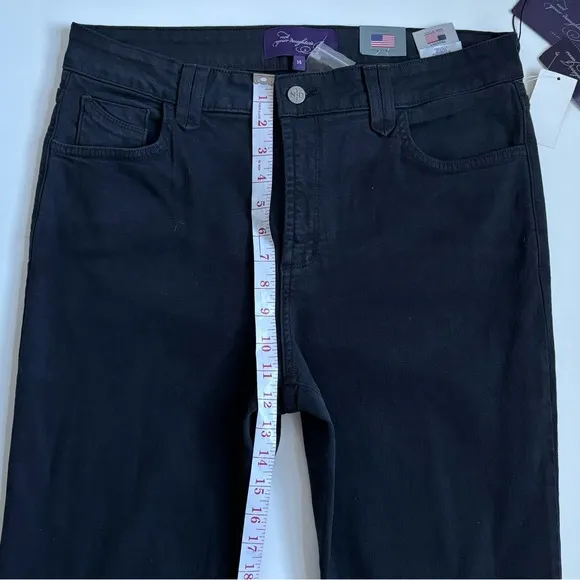 NYDJ Not Your Daughter’s Jeans Straight Leg Denim Jeans Dark Gray Size 14