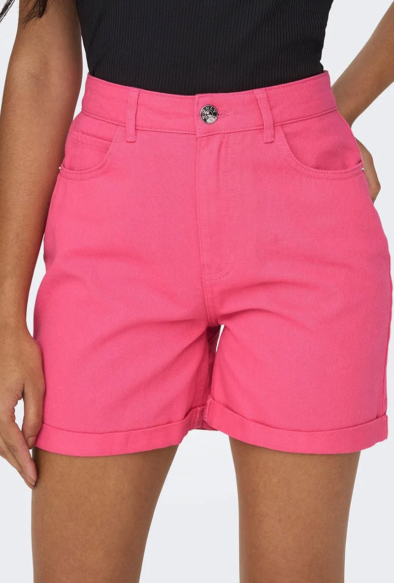 ONLY VEGA HW MOM SHORTS