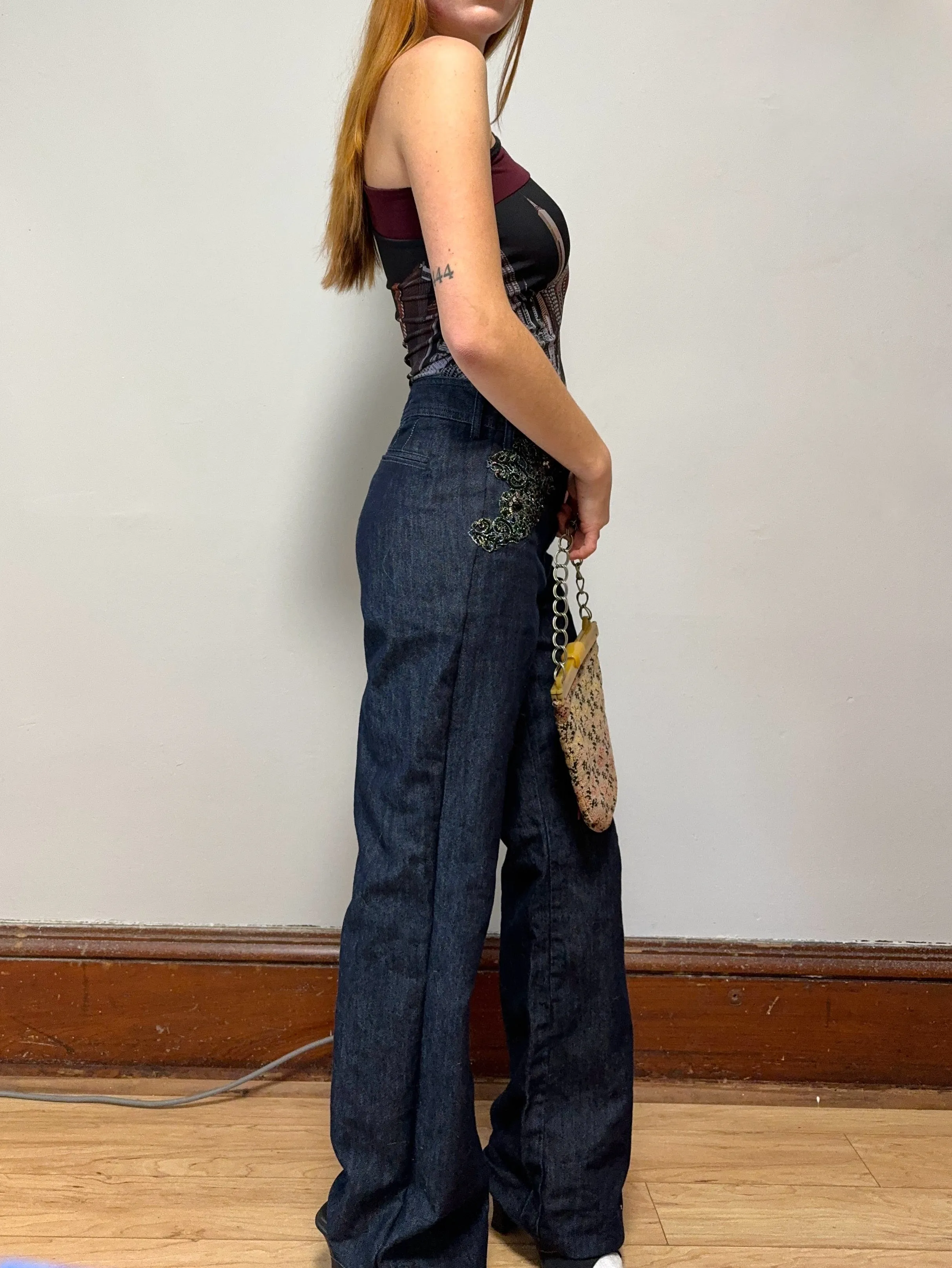 Onyx Shine Straight Leg (S)