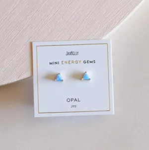 Opal Mini Energy Gems Earrings
