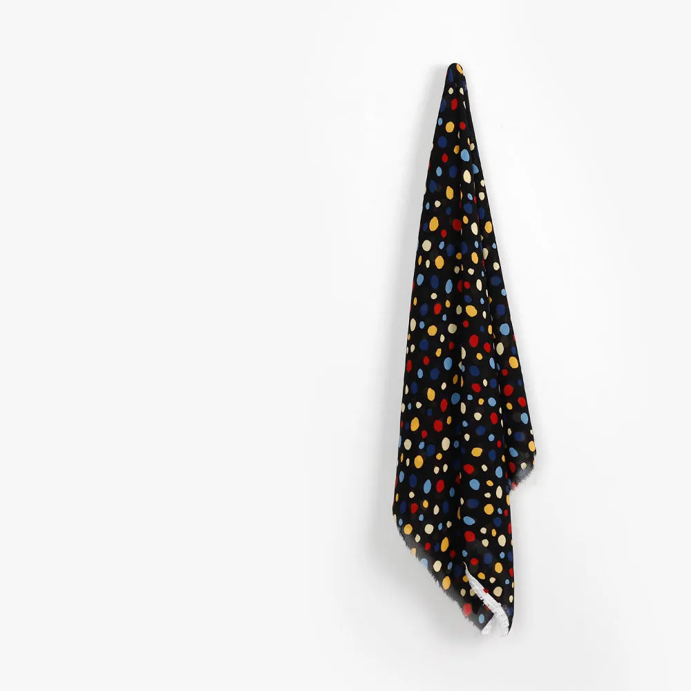 Painted Spots Viscose Georgette - Primary