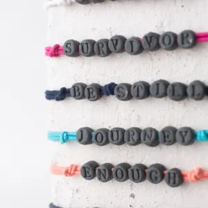 Personalized ECLIPSE Friendship Bracelets on Elastic Band