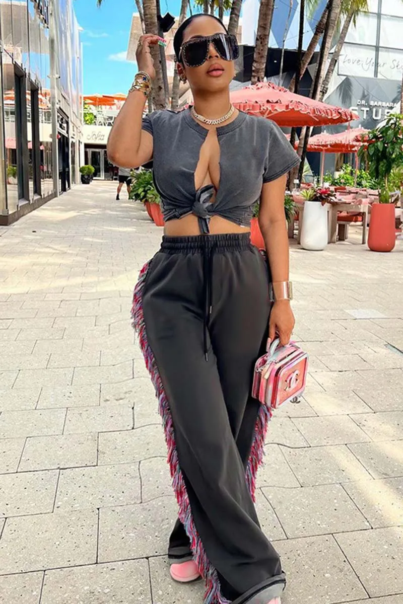 PH746 High-Waisted Drawstring Pants
