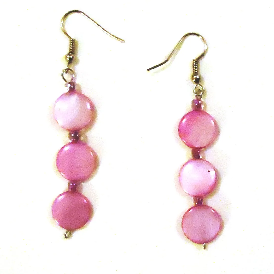 Pink Drop Earrings