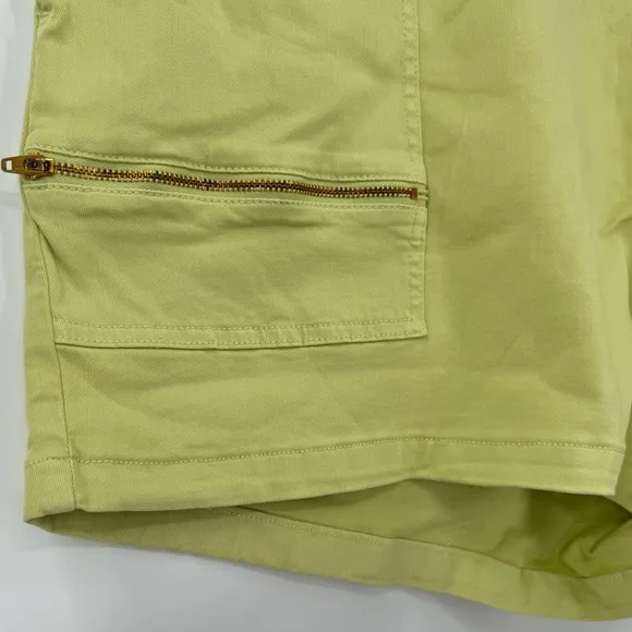 Pistola Hannah Cargo Eco Edit Shorts In Limeade High Rise Casual Size 22 &amp; 24