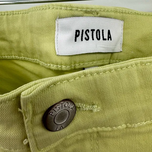 Pistola Hannah Cargo Eco Edit Shorts In Limeade High Rise Casual Size 22 &amp; 24