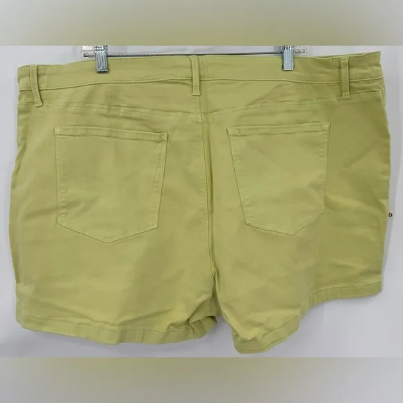 Pistola Hannah Cargo Eco Edit Shorts In Limeade High Rise Casual Size 22 &amp; 24