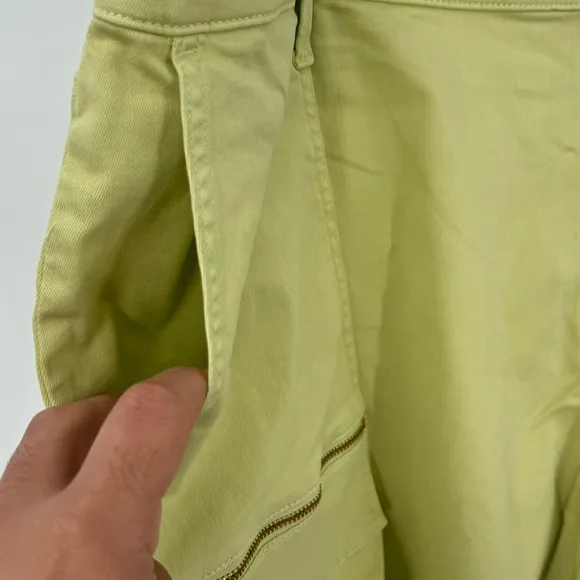 Pistola Hannah Cargo Eco Edit Shorts In Limeade High Rise Casual Size 22 &amp; 24