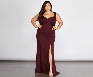 Plus Kyla Stylish Formal Bandage Dress