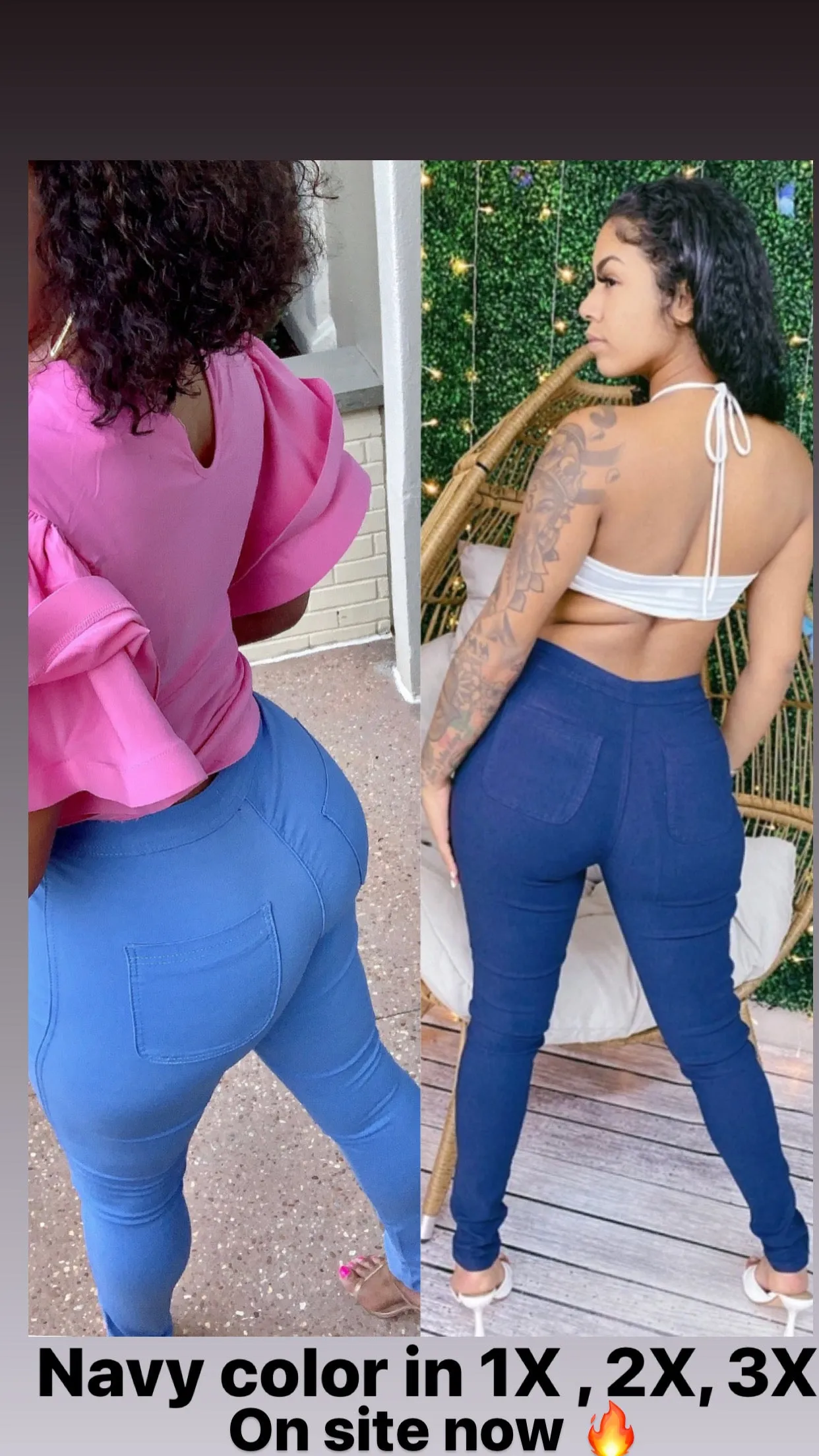 Plus Sizes! SUPER Stretchy HIGH-WAISTED Jeans! Jeggings!