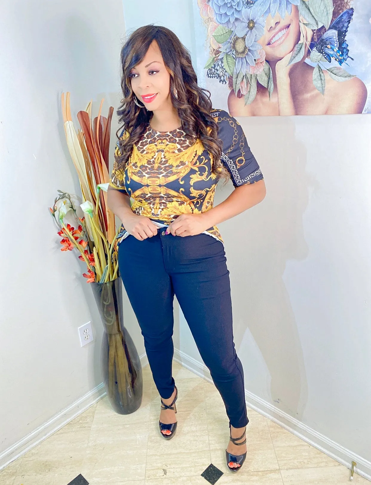 Plus Sizes! SUPER Stretchy HIGH-WAISTED Jeans! Jeggings!