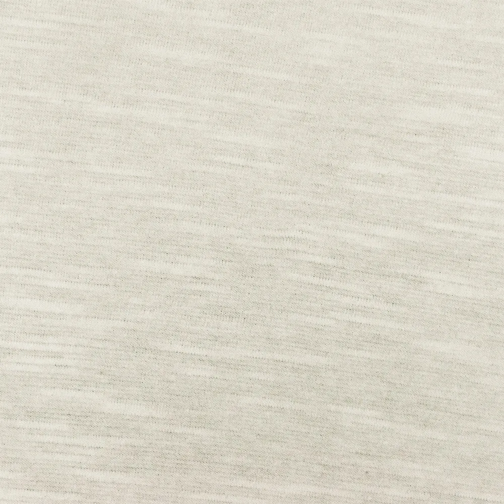 Powder Ivory Slub Stretch Jersey Knit Fabric