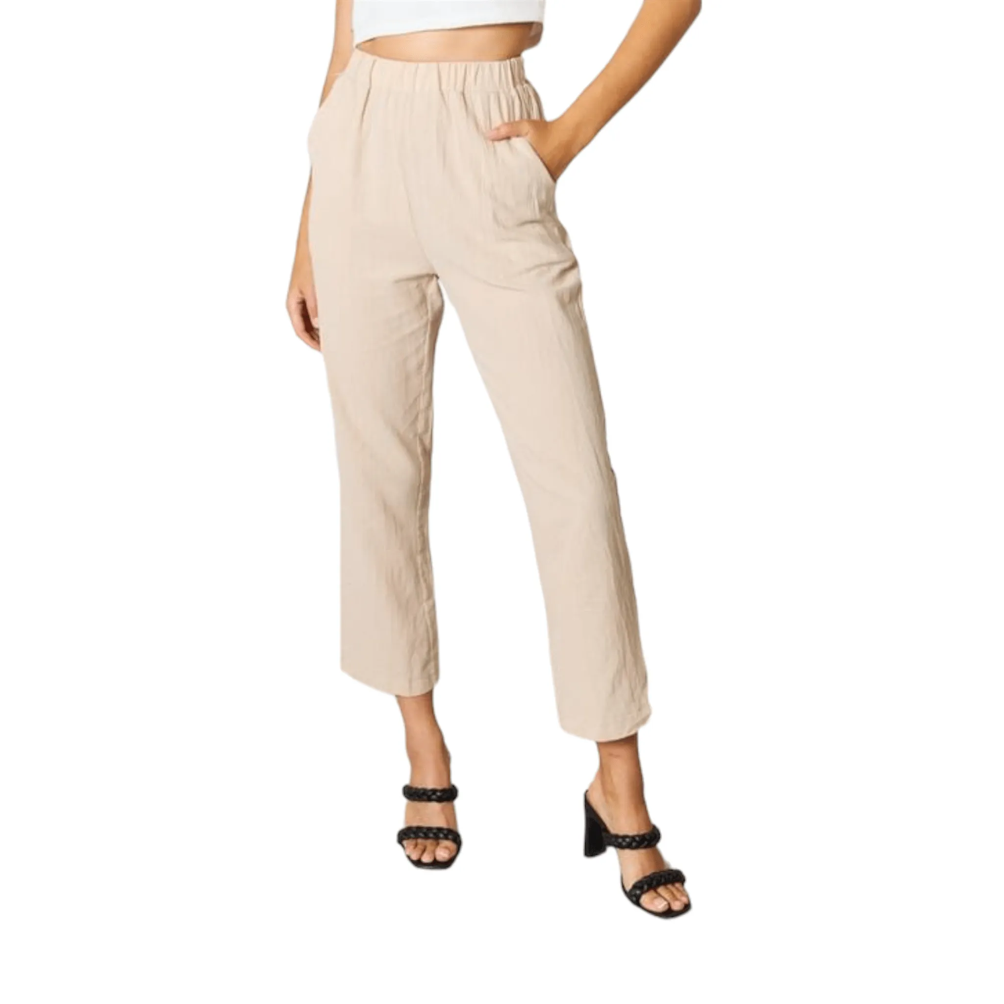 Pull-On Pants with Pockets