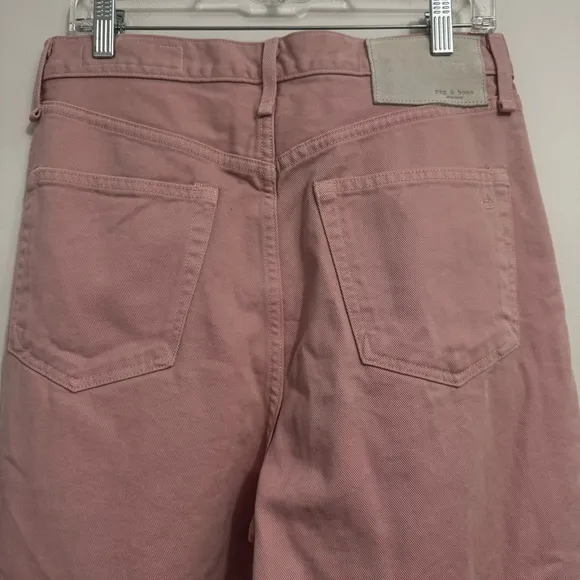 Rag &amp; Bone NWOT Blush 90’s High Rise Crop Jeans size 28