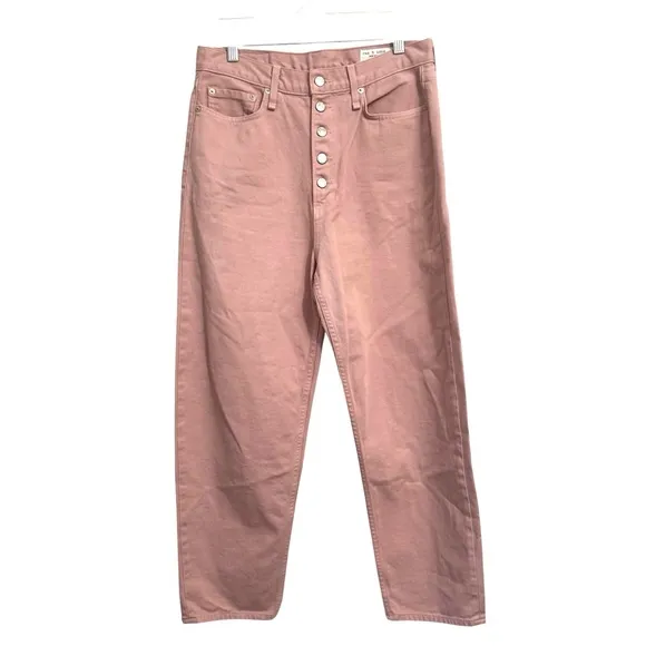 Rag &amp; Bone NWOT Blush 90’s High Rise Crop Jeans size 28