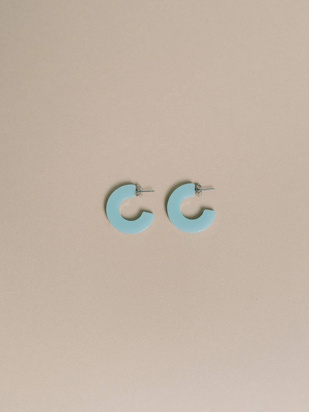 Ray Chunky Hoop Earrings - Cabo