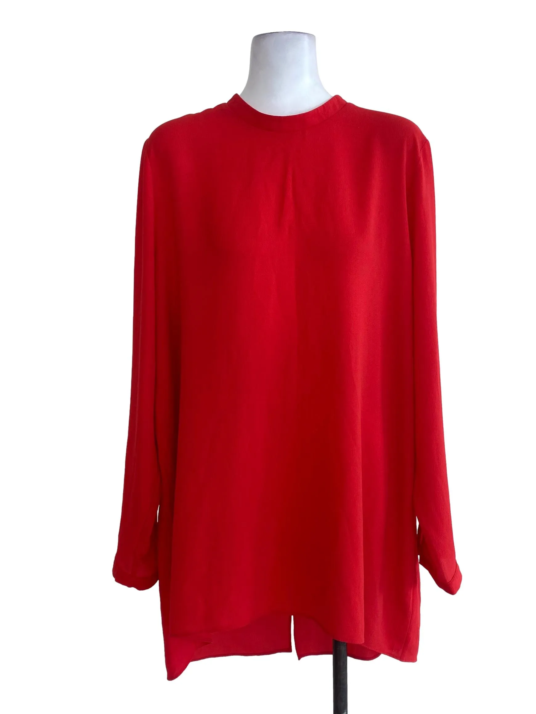 Red Textured Top