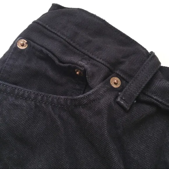 Re/Done High-Rise Frayed-Edge Denim Shorts
