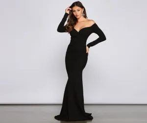 Renata Formal Off Charming The Shoulder Mermaid