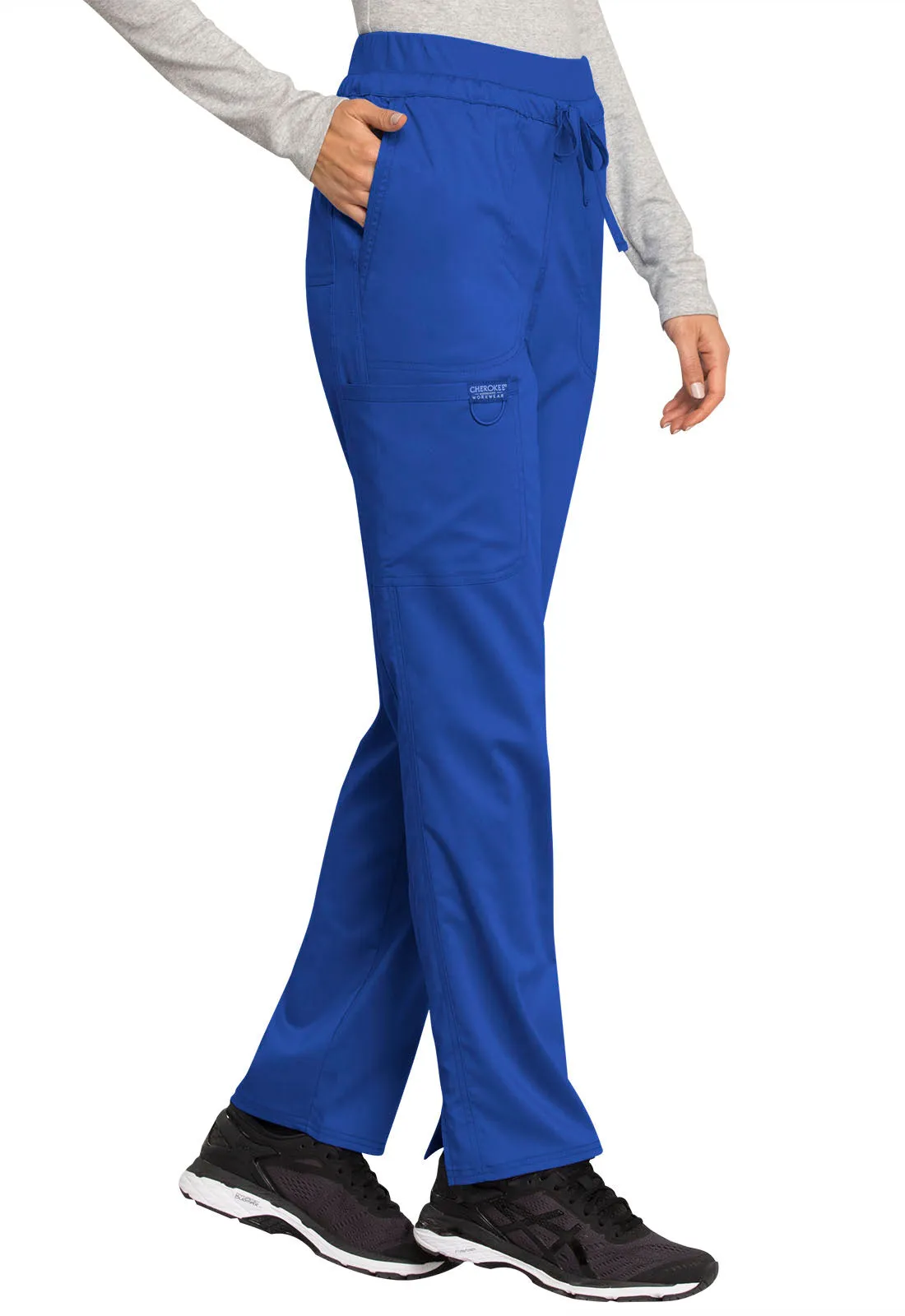 Revolution WW105 Mid Rise Tapered Leg Drawstring Pants Royal