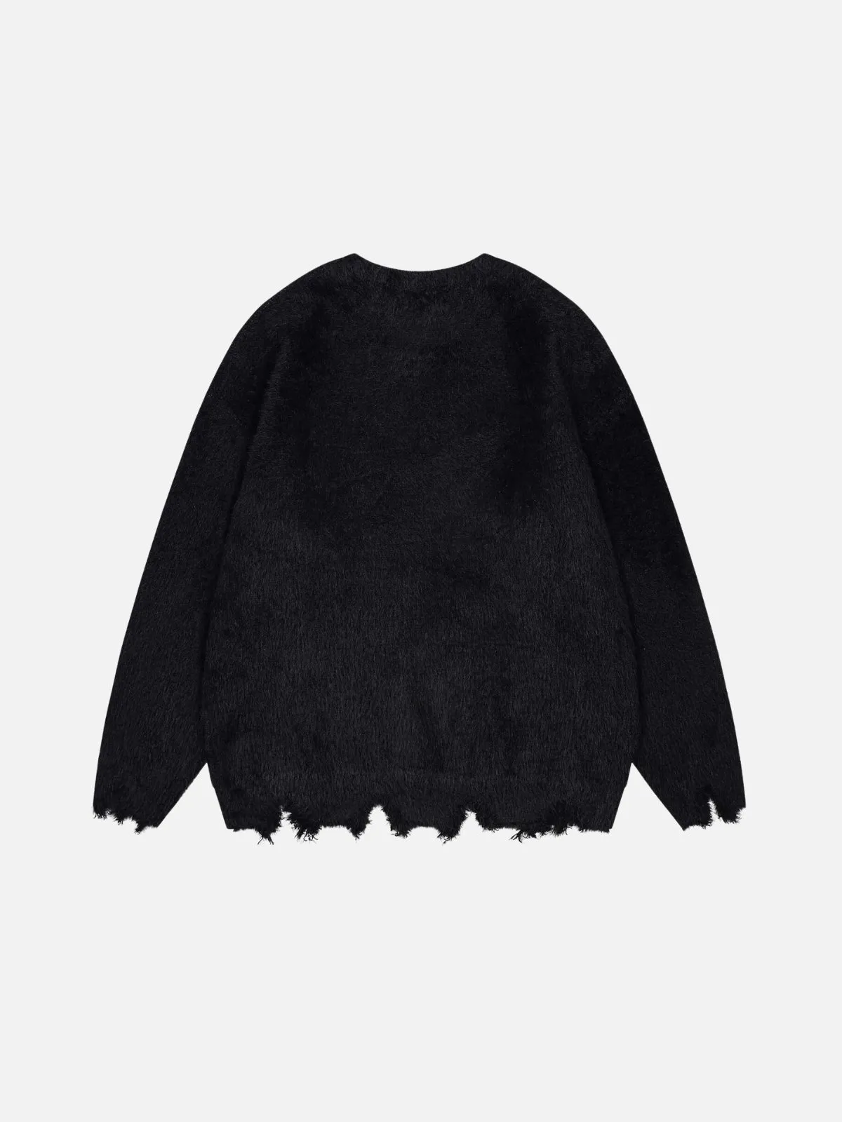 Rimiro - Irregular Patchwork Distressed Sweater