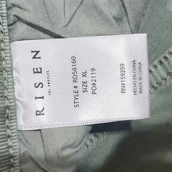 Risen 💚NWOT💚 Denim Shorts Frayed Distressed Shark Bites XL EUC