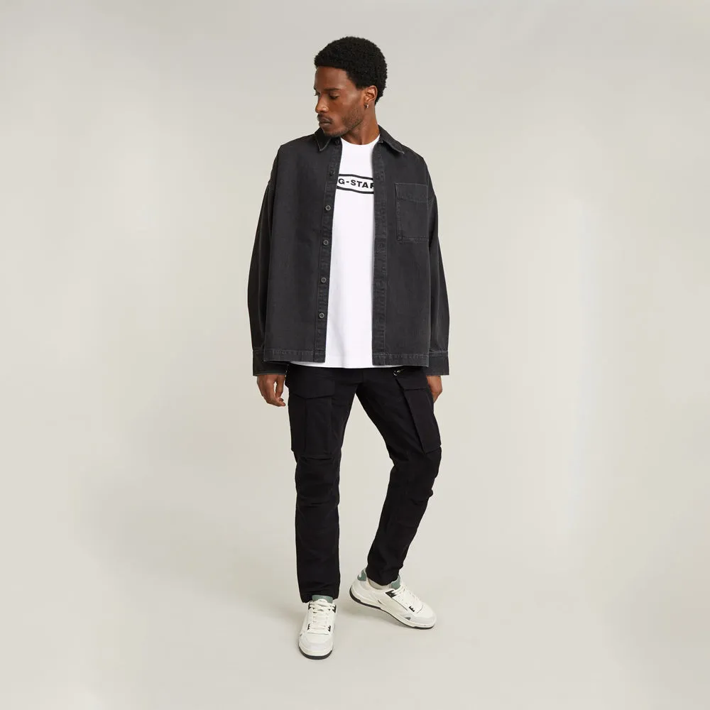 Rovic Tapered Cargo Pants - Black