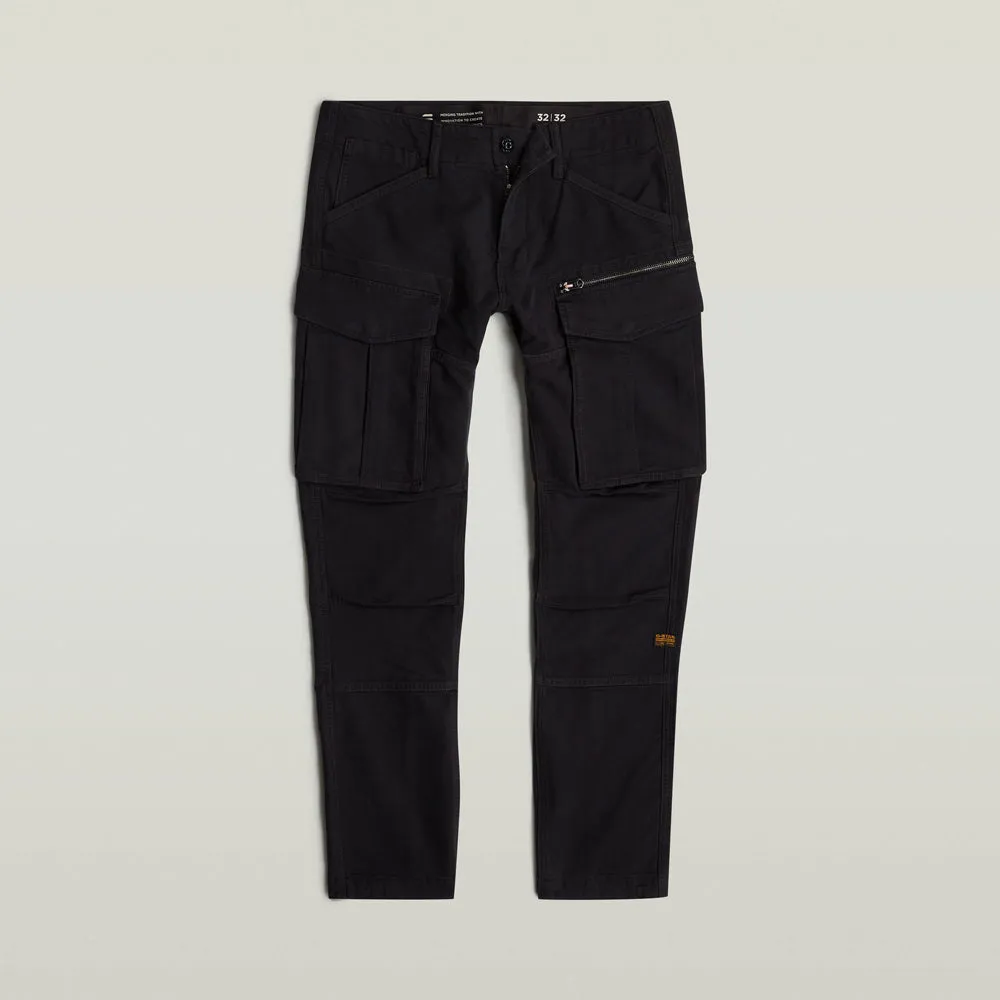 Rovic Tapered Cargo Pants - Black