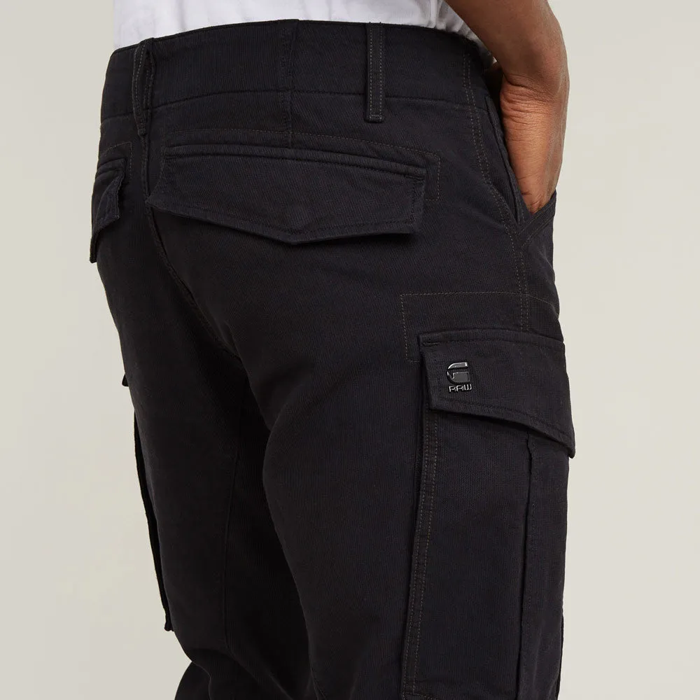 Rovic Tapered Cargo Pants - Black