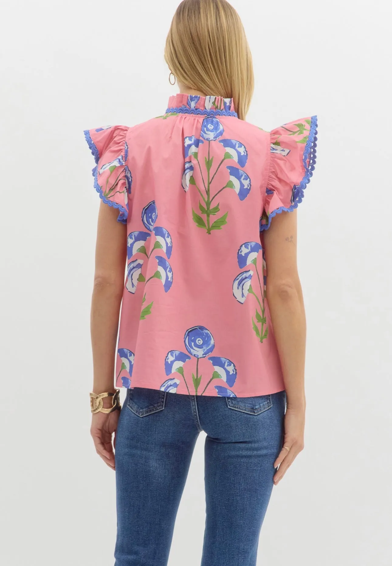 Royal Coral Blouse