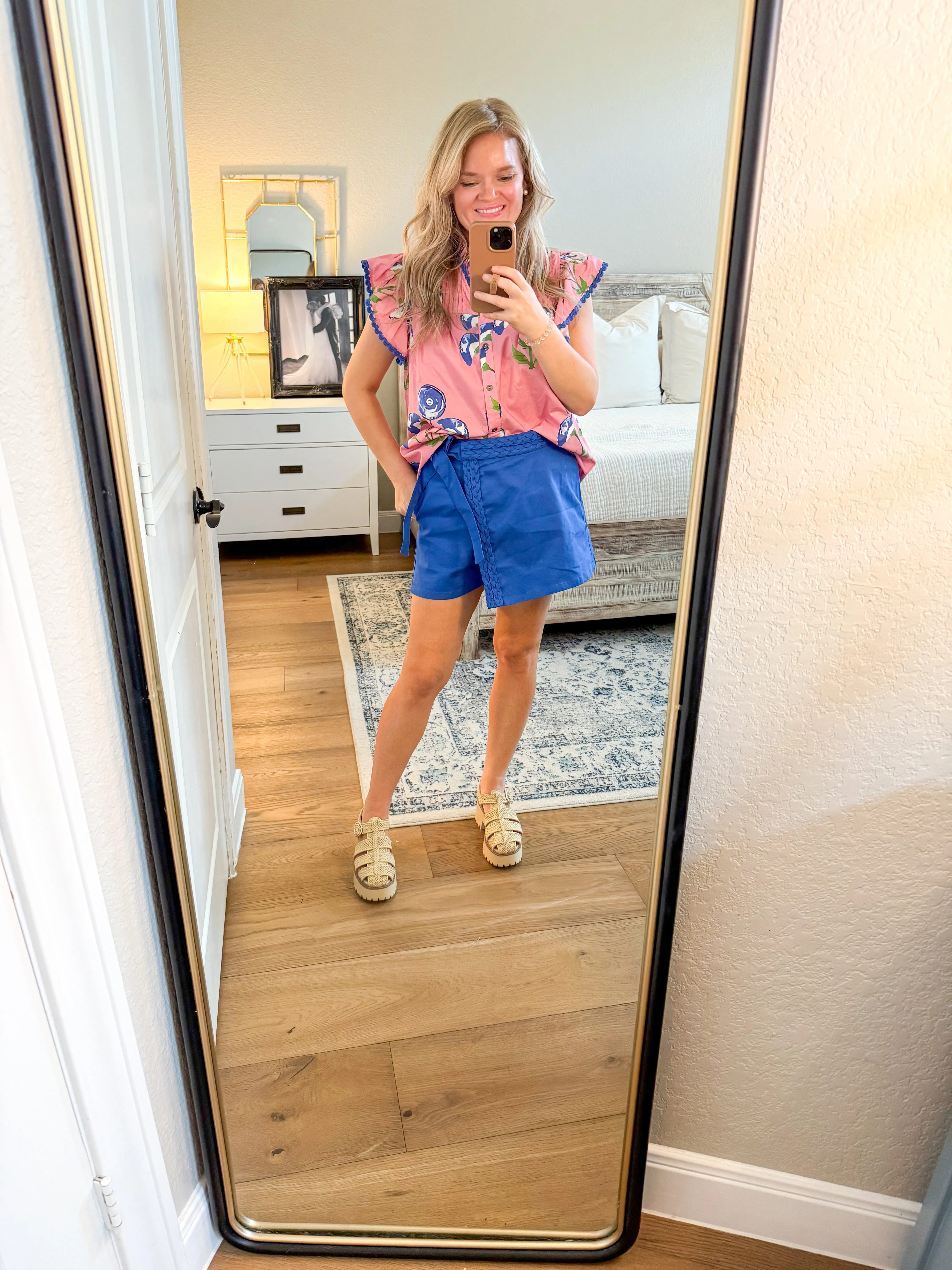 Royal Coral Blouse
