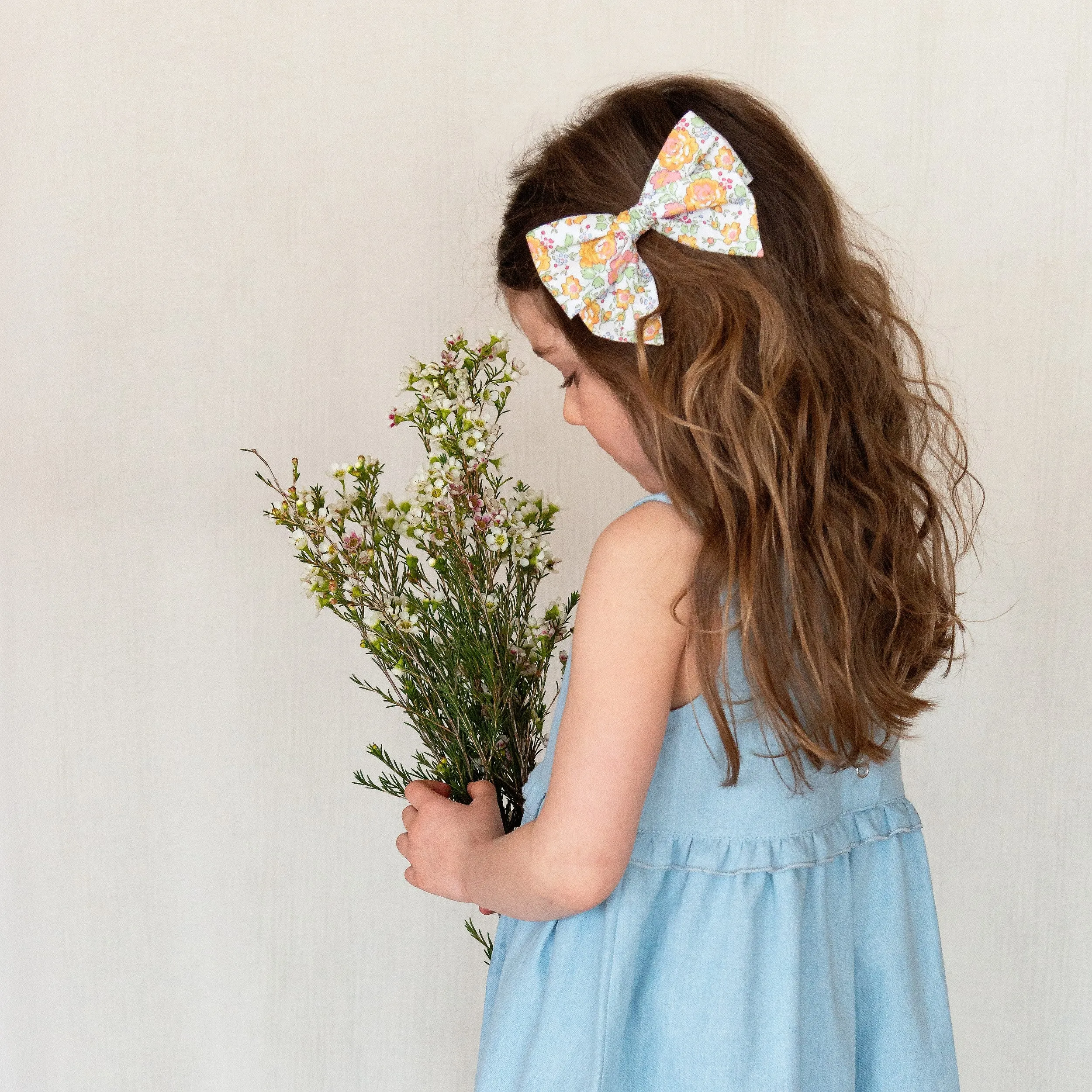Ruffle Dress - Indigo Wash