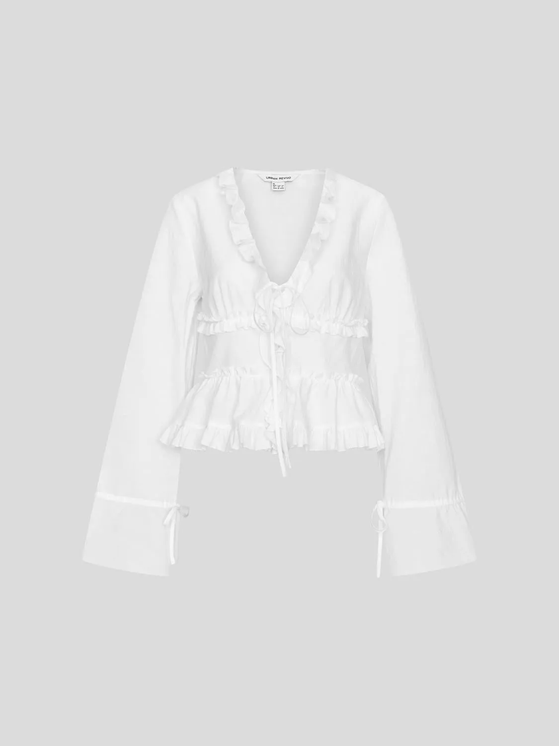 Ruffle Hem Blouses