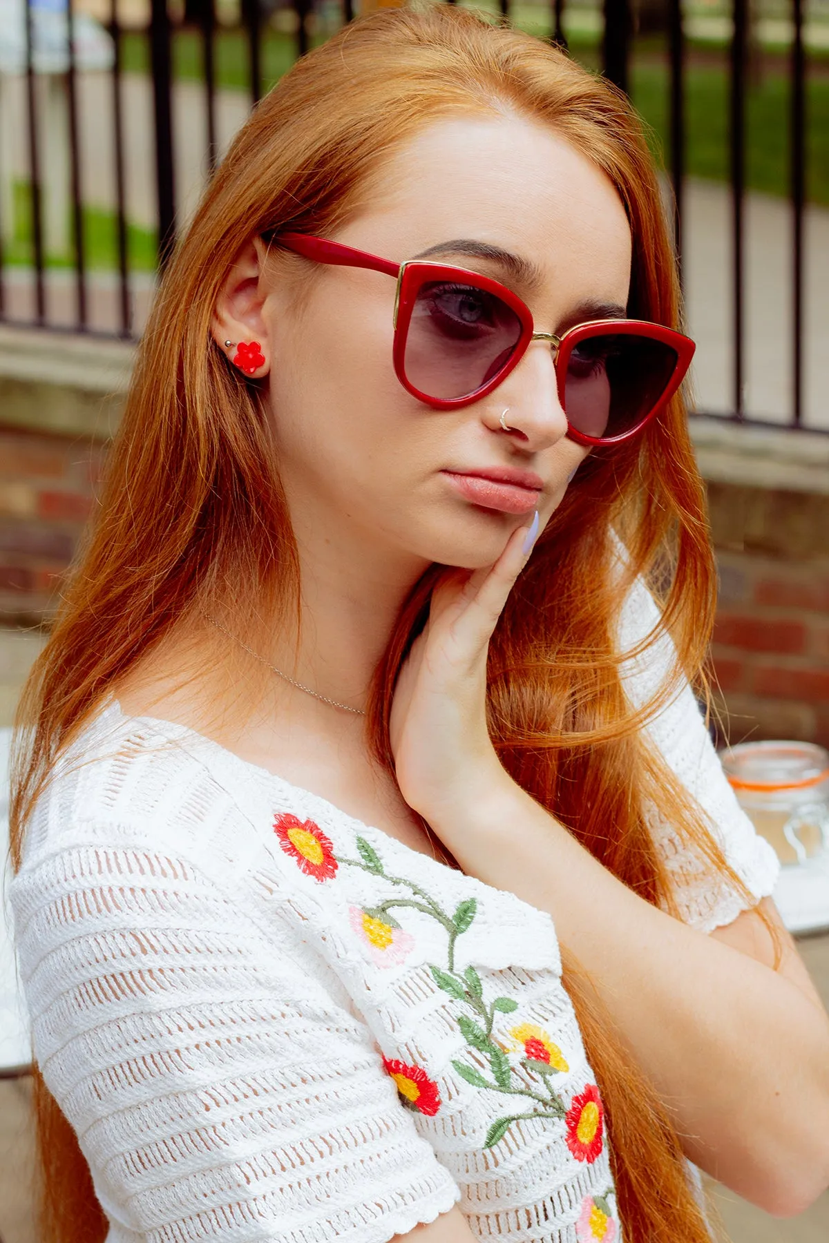 Sakura Cherry Blossom Stud Earrings