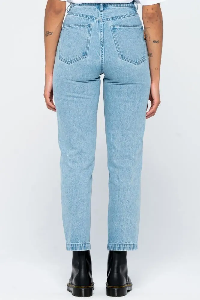 Santa Cruz Womens Pant Classic Dad Jeans - Bleach Blue