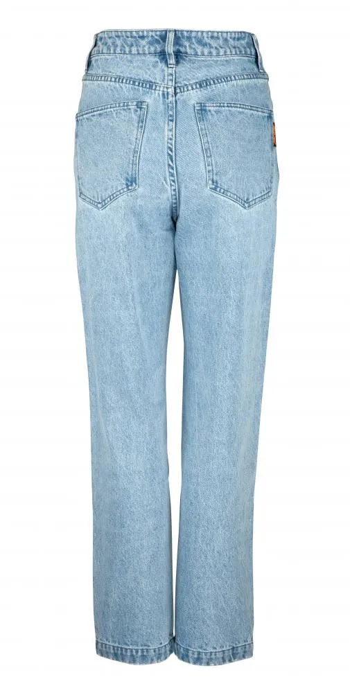Santa Cruz Womens Pant Classic Dad Jeans - Bleach Blue