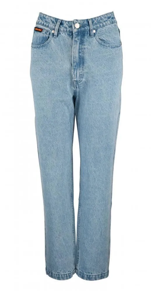 Santa Cruz Womens Pant Classic Dad Jeans - Bleach Blue