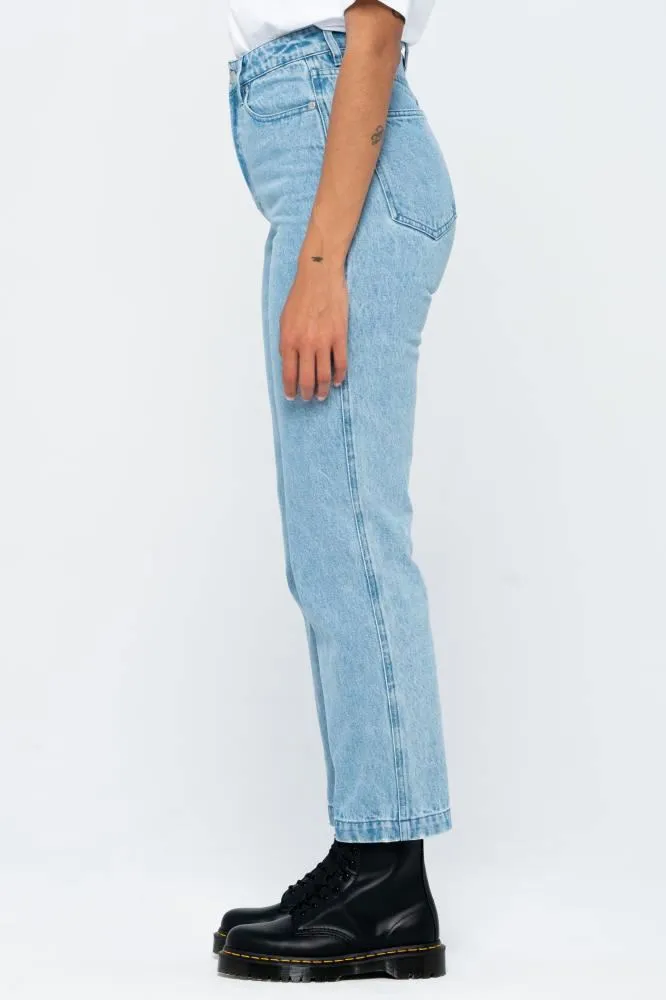 Santa Cruz Womens Pant Classic Dad Jeans - Bleach Blue