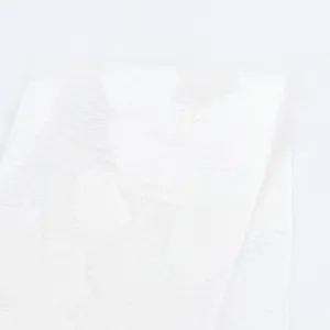 Sheer Peony Jacquard - White