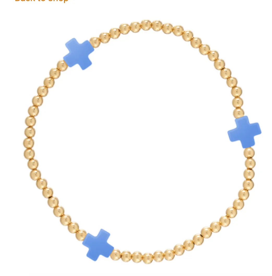Signature Cross 3mm Bracelet