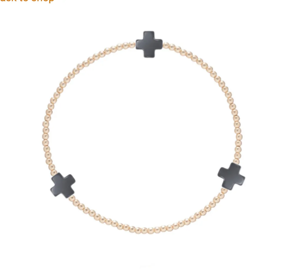 Signature Cross 3mm Bracelet
