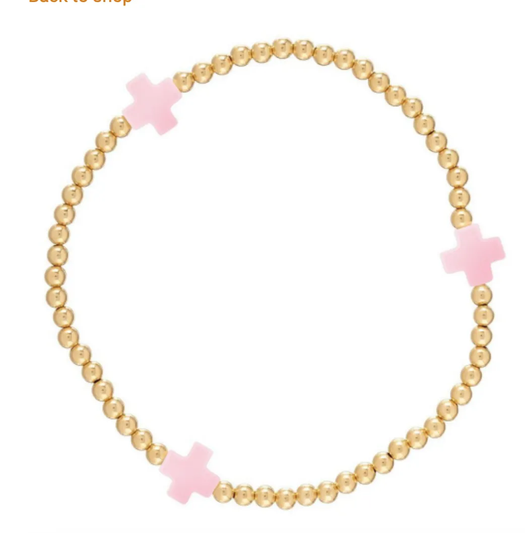 Signature Cross 3mm Bracelet