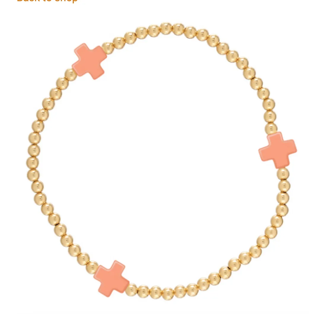 Signature Cross 3mm Bracelet