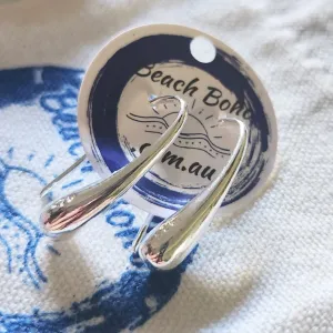 SILVER DROPS - HOOP / HOOK 925 EARRINGS