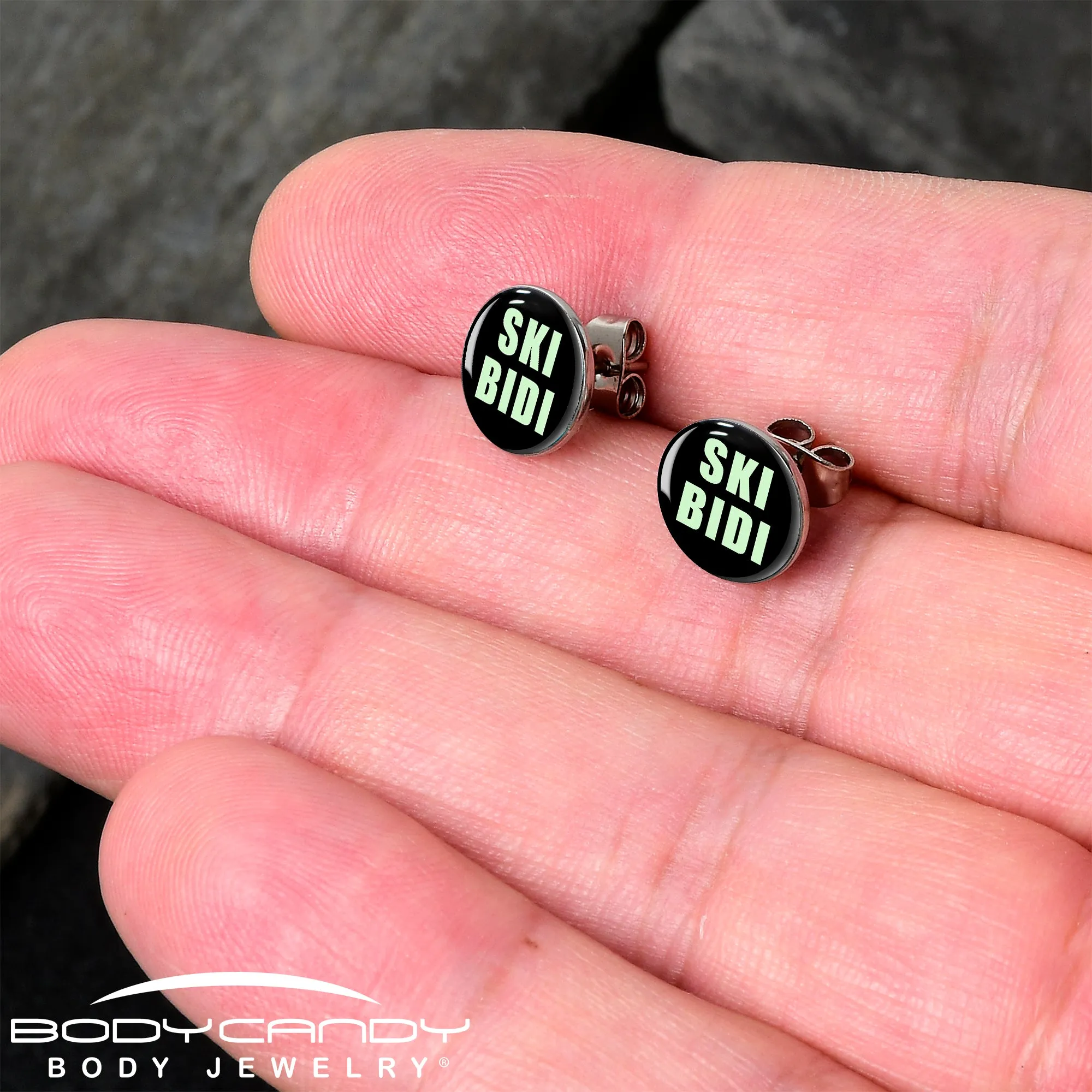 SKIBIDI Stud Earrings