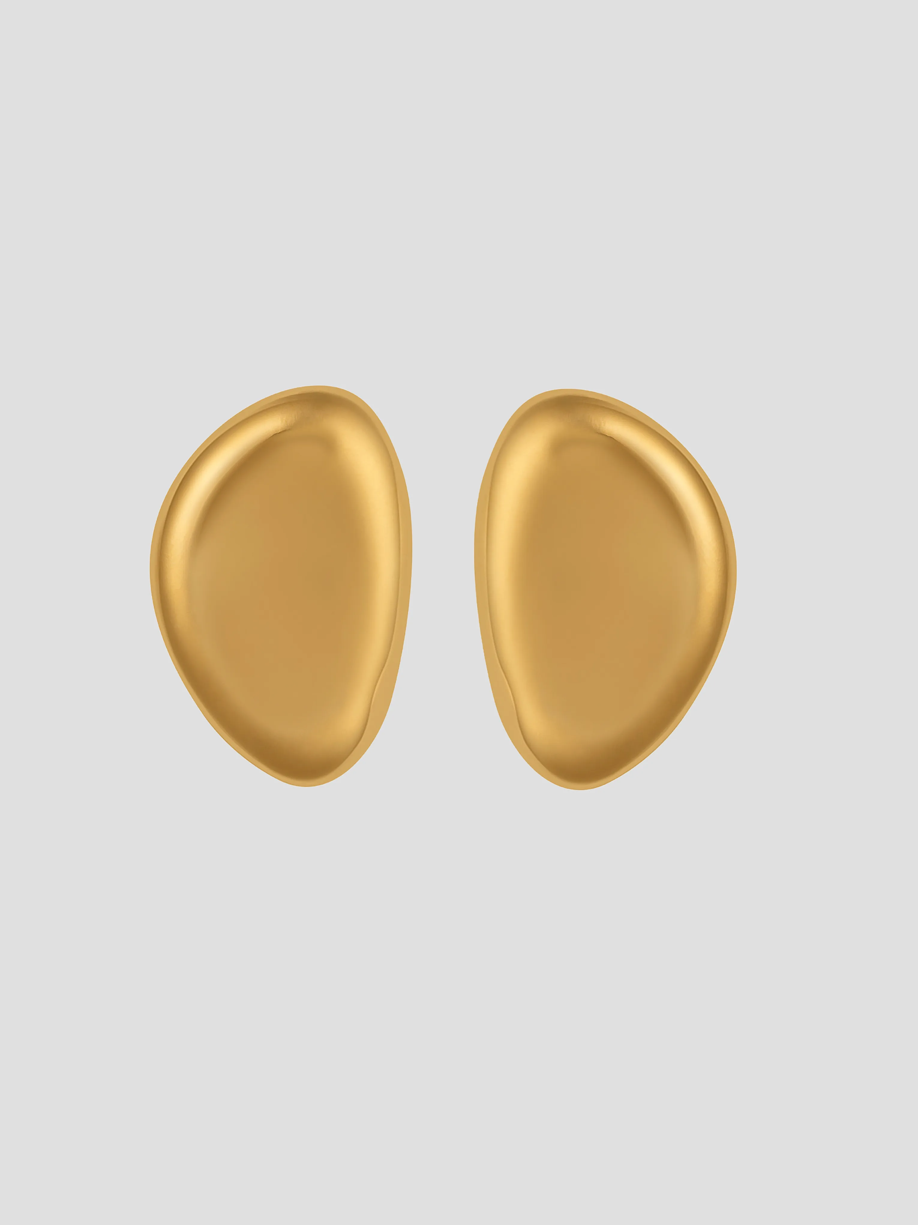Small Oval Drop Earrings