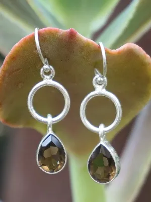 Smoky Quartz Drop Earring Set 3
