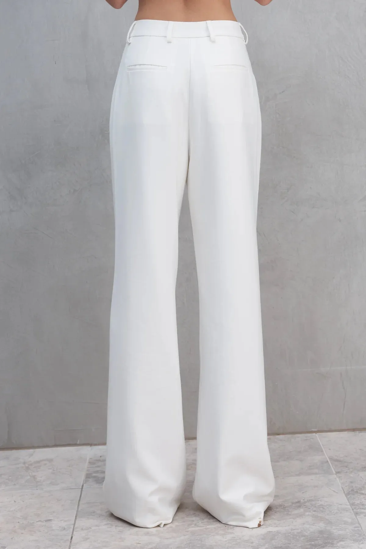 Sofia Irina - Vivien High Waisted Pants - White