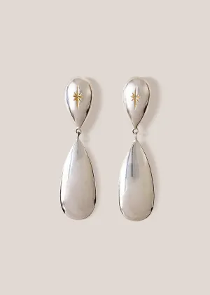 Solange Drop Earrings / silver